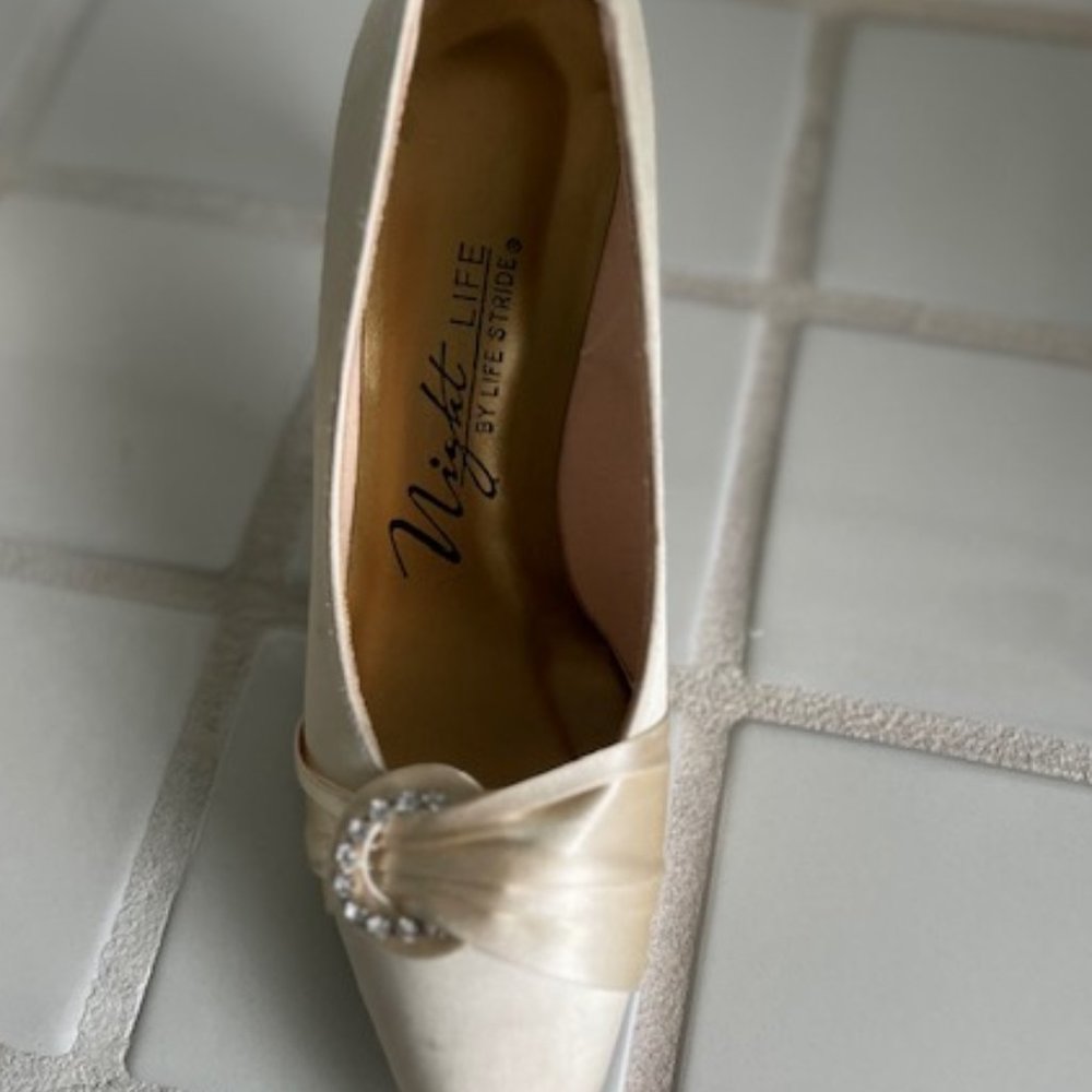 Satin Dressy Pumps for Formal, Prom or Evening Attire